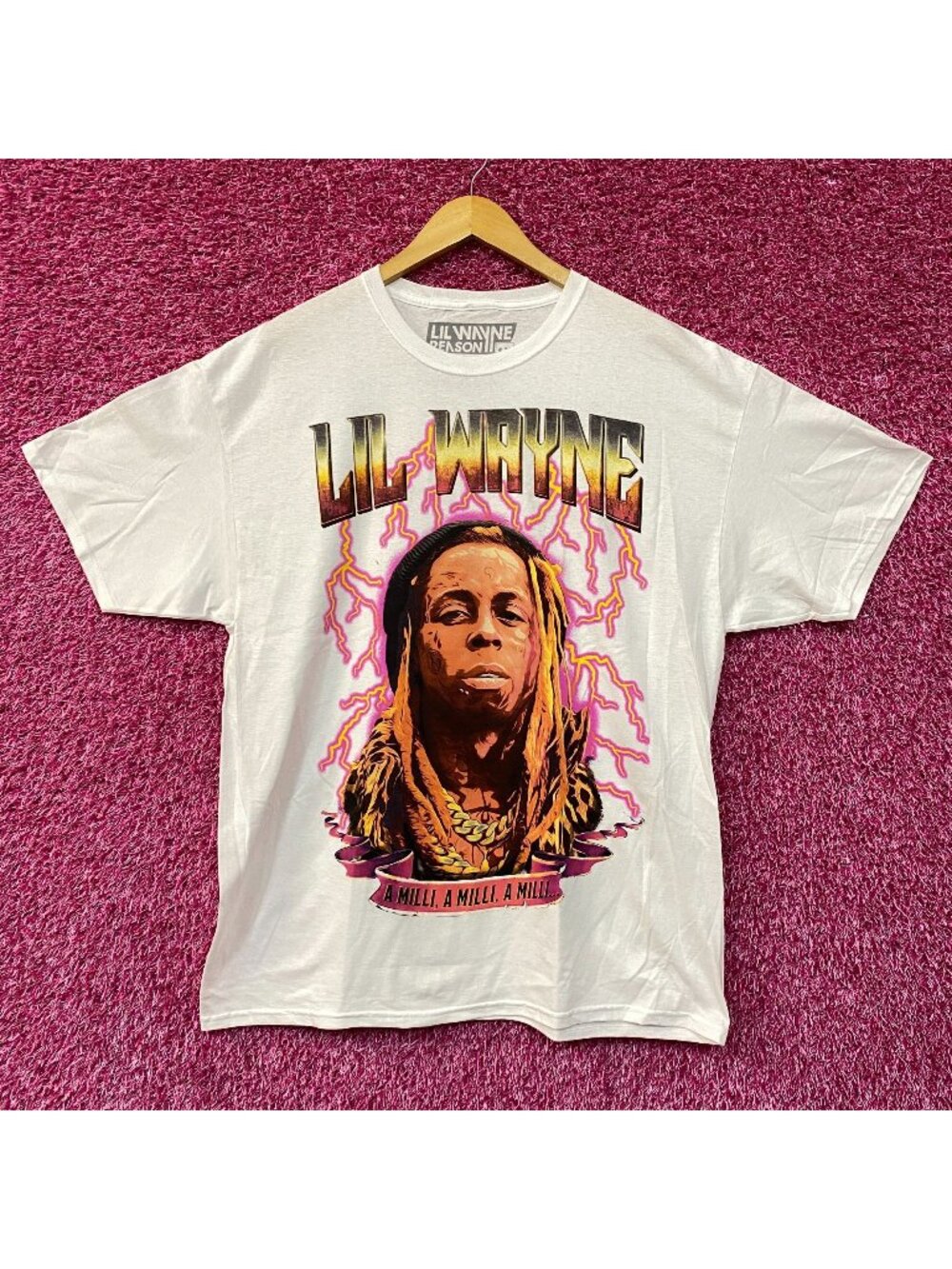 Reason Lil Wayne A Milli Graphic Design T-Shirt 1X